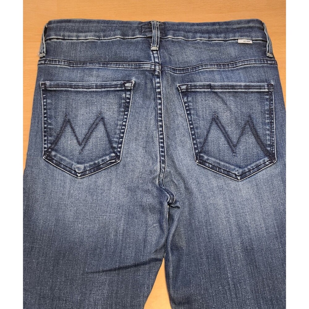 Women's Mother Denim Jeans Size 30 Waisted Looker Ankle Fray Tongue in Chic 1411 - Picture 9 of 16